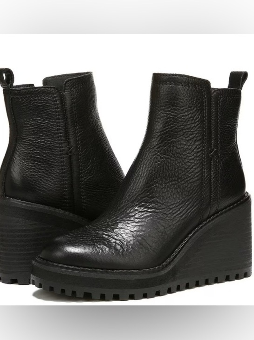 Zodiac Julie Lug Sole Wedge Bootie 7